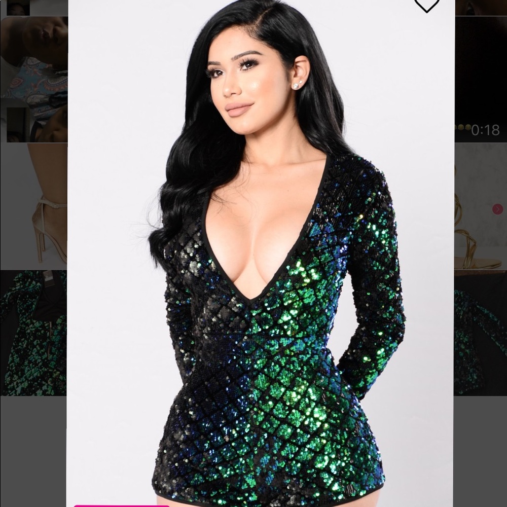 Sequin Romper